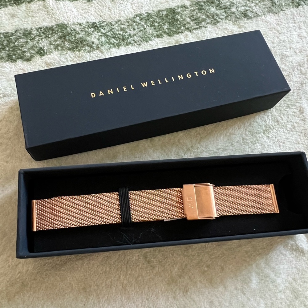 Daniel Wellington Rose Gold Mesh Watch Strap